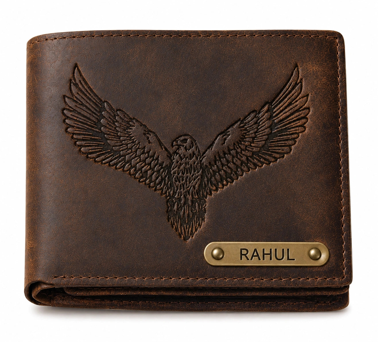 Personalized Leather Gift Combo Set for Men Wallet Passport Cover Keychain