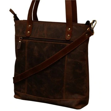 Buffalo Leather Tote Handbag For Women Purse