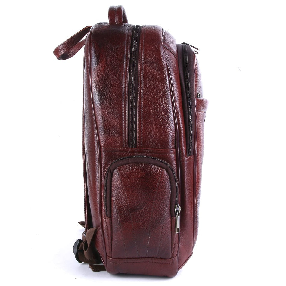 Genuine Leather Backpack Shoulder Travel Bag Unisex