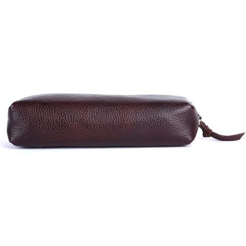 Genuine Leather Brown Utility Pouch