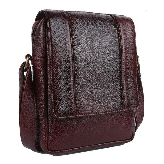 Genuine Leather Mini Messenger Sling Bag