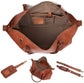Genuine Leather Traveler Overnight Weekender Duffle Bag