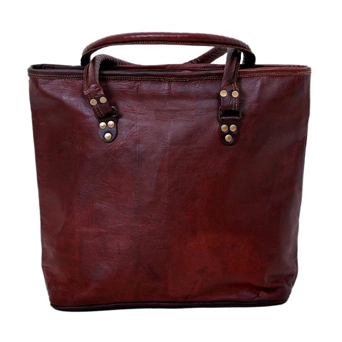 Handmade Genuine Leather Woman Tote Bag