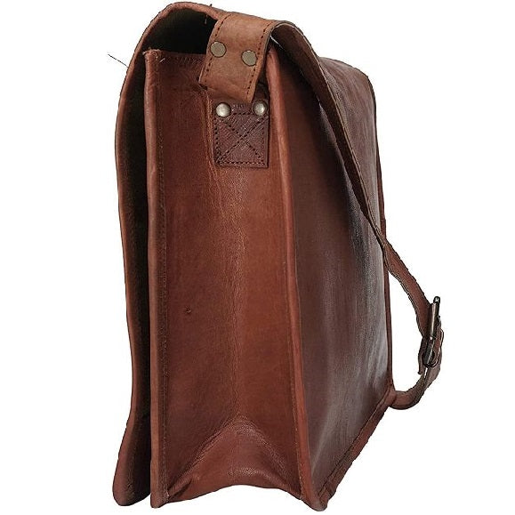Handmade Leather Full Flap Messenger Bag