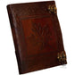 Handmade Leather Leaf Journal Notebook 