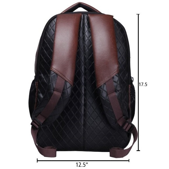 Leather Backpack Laptop Bag For Men Women