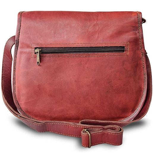 Leather Crossbody Travel Purse Trendy For Girl's