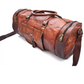 Leather Duffle Bag Travel For Men Women