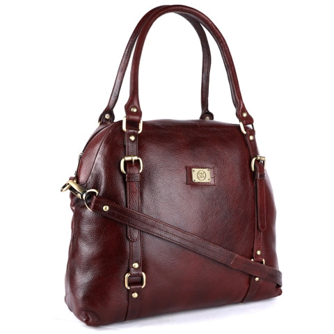 Leather Handbag for Women with Adjustable Strap