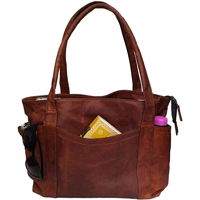 Leather Women’s Tote Style Shoulder Handbag