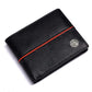 Rfid Protected Black Leather Wallet For Men