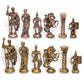 Roman Brass Chess Set With Woodan Board