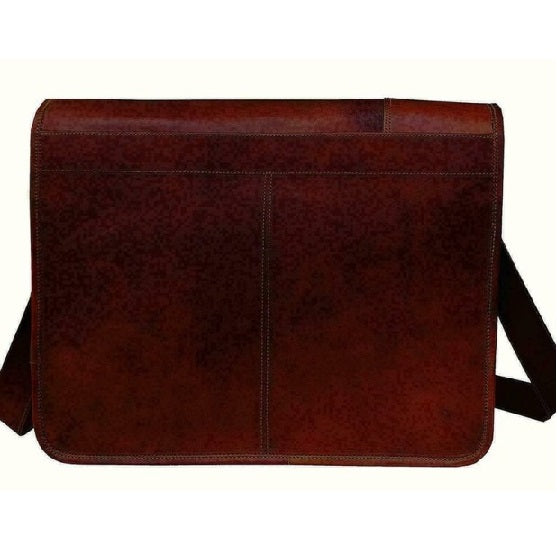 Vintage Leather Messenger Shoulder Bag